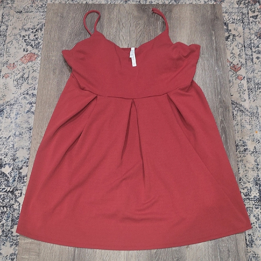 Burgandy/Red Sleeveless Dress